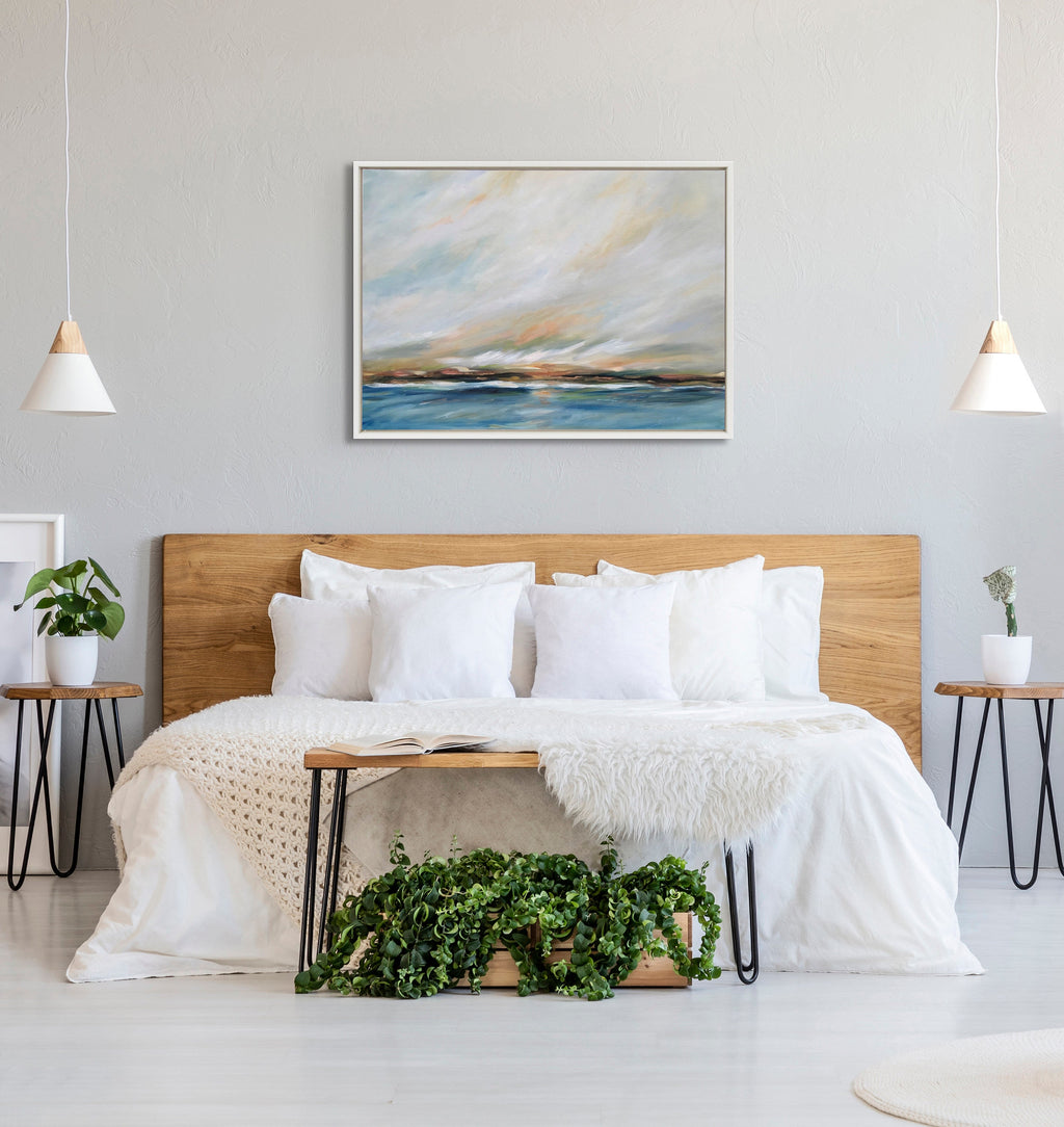 Sylvie Sunday Morning Framed Canvas by Mary Sparrow