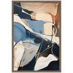 Abstract Fluid Movement by The Creative Bunch Studio Framed Canvas Wall Art Print