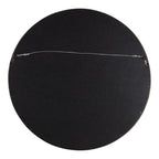 Hutton Round Wood Wall Mirror