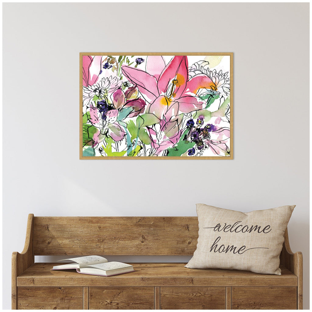Sylvie Compassion Framed Canvas by Janet Meinke-Lau