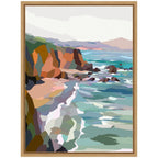 Sylvie Pho Beach Framed Canvas by Nikita Jariwala