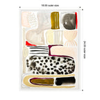 Sylvie Abstract 03 Framed Canvas by Emma Daisy