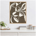 Sylvie Bound by Beauty 8 Framed Canvas by Shatha Al Dafai