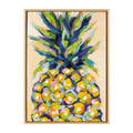 Sylvie Pineapple Study No 2 Framed Canvas by Rachel Christopoulos