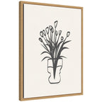 Tulips by Gabrielly Guedes Framed Canvas Wall Art Print