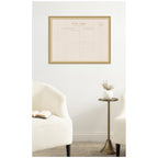 Framed Fabric Pinboard Linen Vintage Post Card Wall Organization