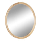 Hatherleigh Round Wood Wall Mirror