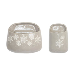Stoneware Wall Pocket (Set of 2)