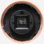 Infinity Instruments Retro 9.5 Inch Round Indoor Wall Clock, Peach Fuzz