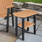 American Furniture Classics 525CBK Oval End Table, Cedar and Black