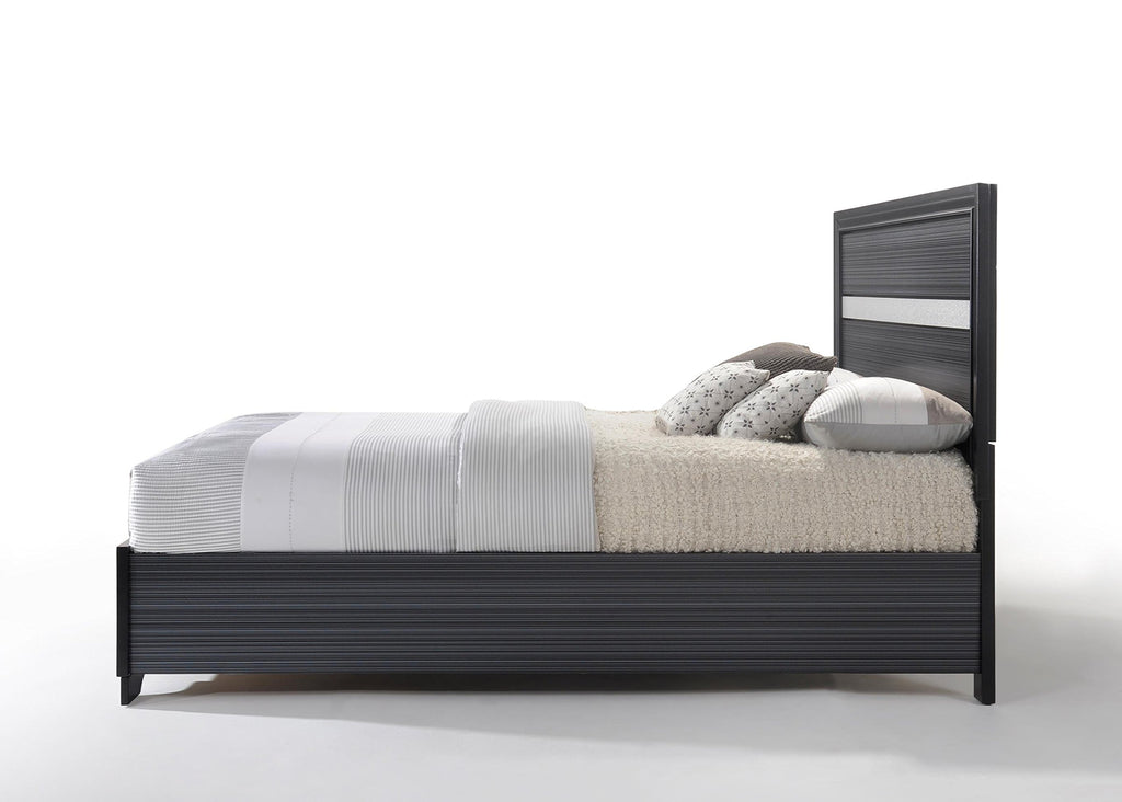 Acme Naima Queen Bed with Storage in Black