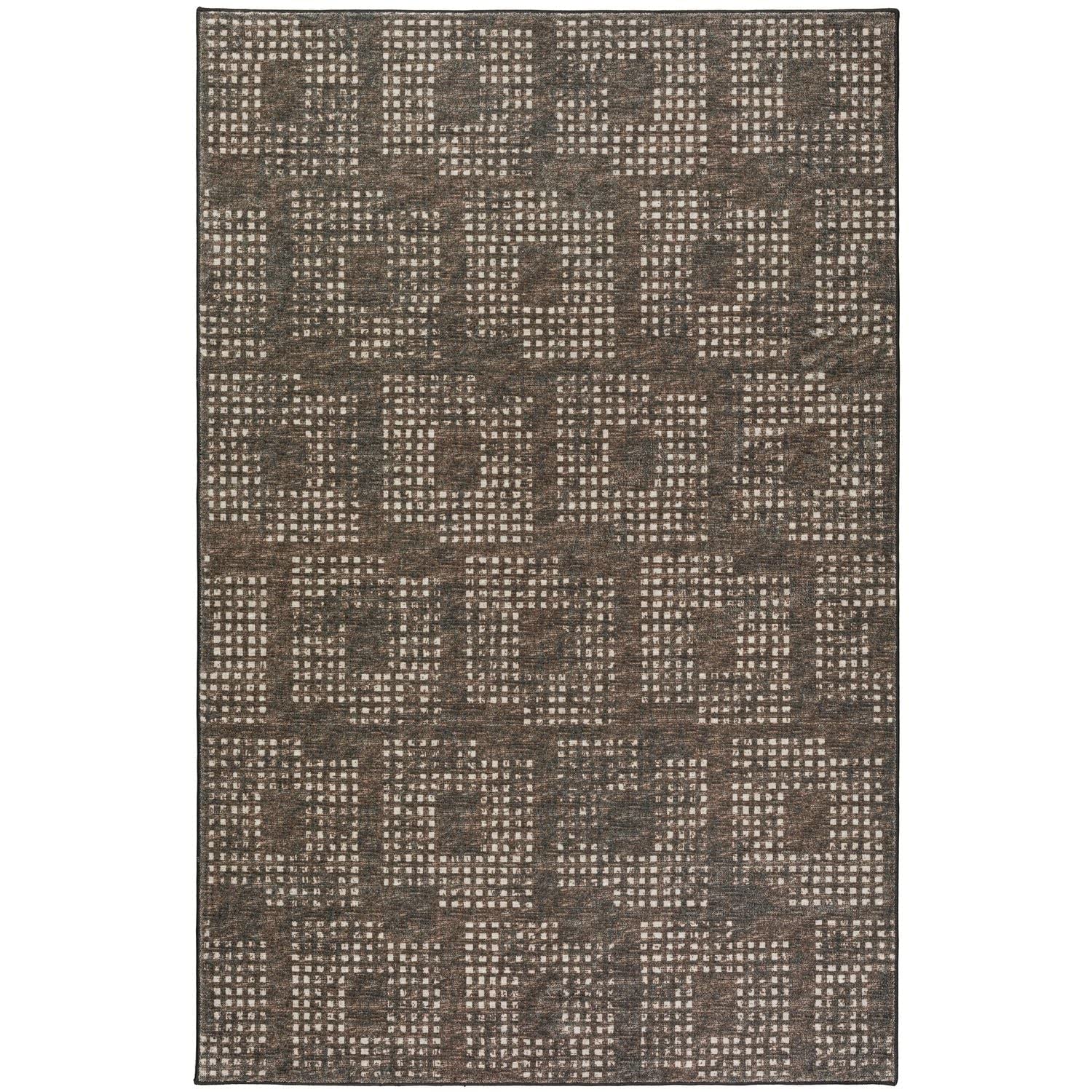 Delano Da1 Brown Transitional Rug Rectangle 2' X 3'