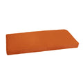 Sorra Home Sunbrella Corded Bench Cushion, 1 Count (Pack Of 1), Canvas Rust