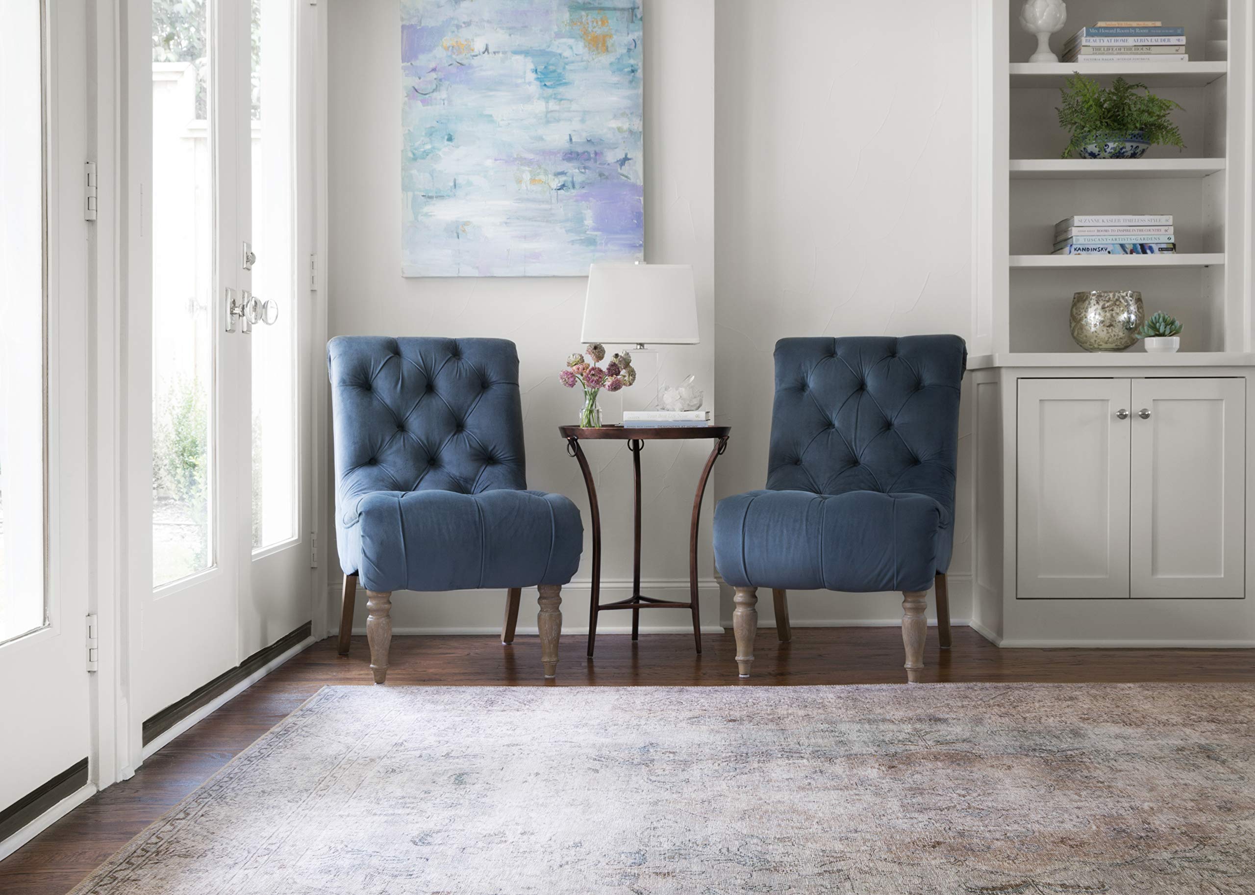 Loloi II Loren Silver/Slate 3-6 x 5-6 Accent Rug