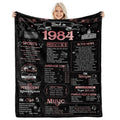 Aisdfhsa 40Th Birthday Gifts Women, 40Th Wedding Anniversary Blanket Gifts - Back In 1984-40 Year Old Gifts For Women 40Th Birth
