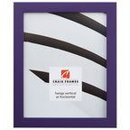 Craig Frames Confetti, Modern Purple Picture Frame, 10 x 12 Inch