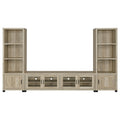 Coaster Sachin 3-Piece Entertainment Center, Antique Pine