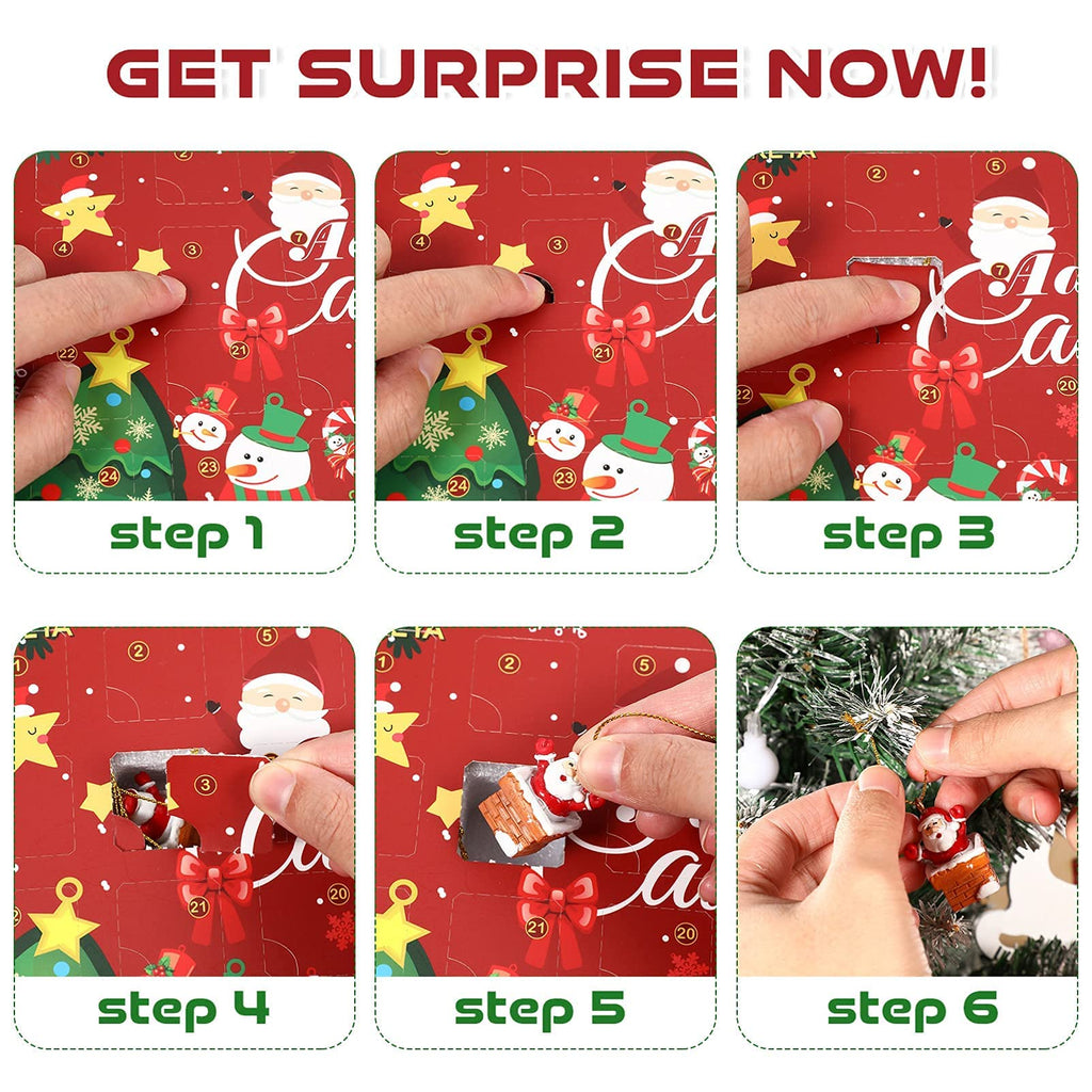 Imikeya Advent Calendar 2021, Christmas Tree Ornaments, Christmas Advent Calendar, Christmas Countdown Calendar, Mini Christmas