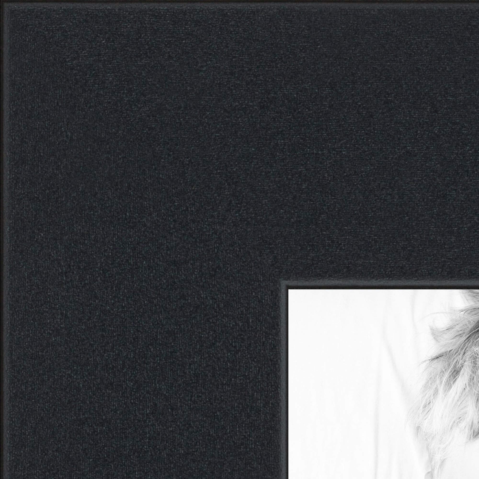 ArtToFrames 14x31 inch Black Picture Frame, 2WOMFRBW72079-14x31