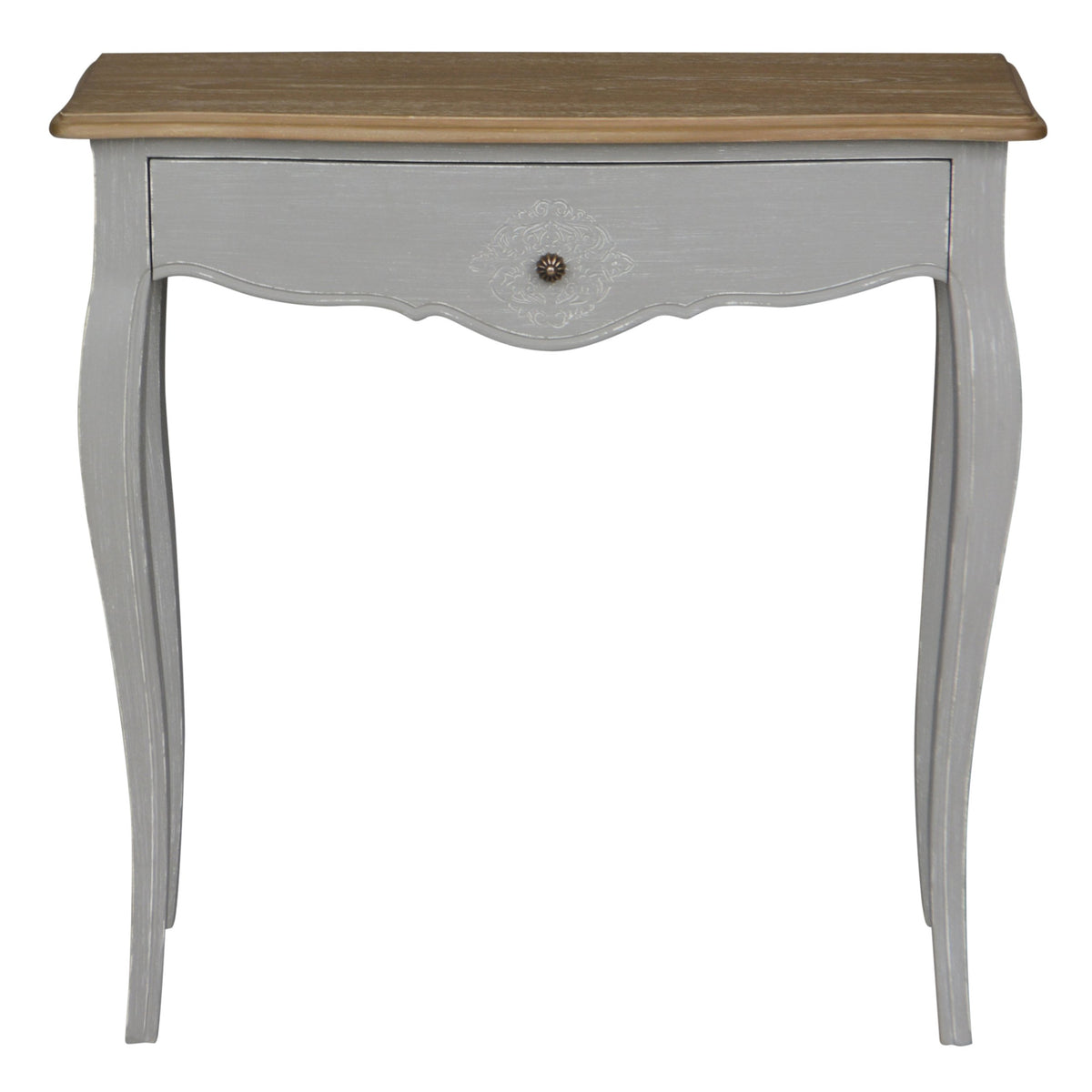 International Caravan Console Table With Drawer