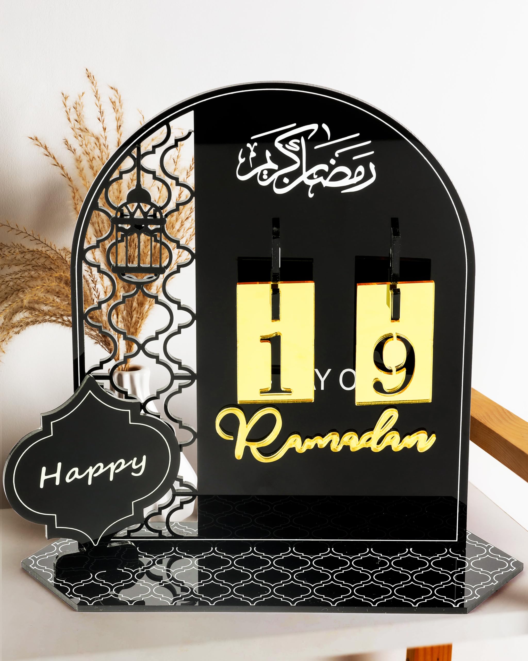 OLEEK Ramadan countdown calendar - Ramadan decorations for home 2026 - Ramdan calendar for kids - ramadan decoration - Ramadan t