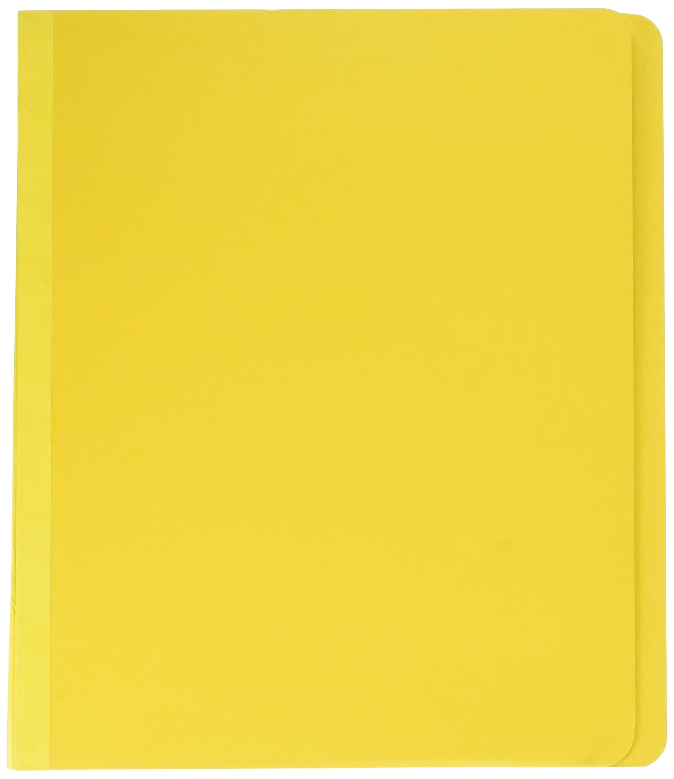 Skilcraft 7530-01-556-7918 Pressboard Classification Folder, Letter Size, Yellow (Box Of 10)