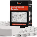 Compressed Towel Tablets - 100% Bamboo Camping Toilet Paper Tablets, Great for Hiking, Travel and Backpacking - Disposable Washc