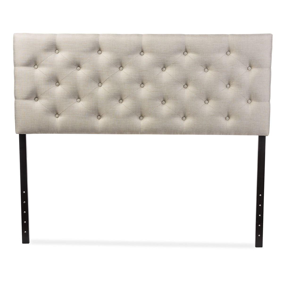 Baxton Studio Viviana Headboard, Queen, Light Beige