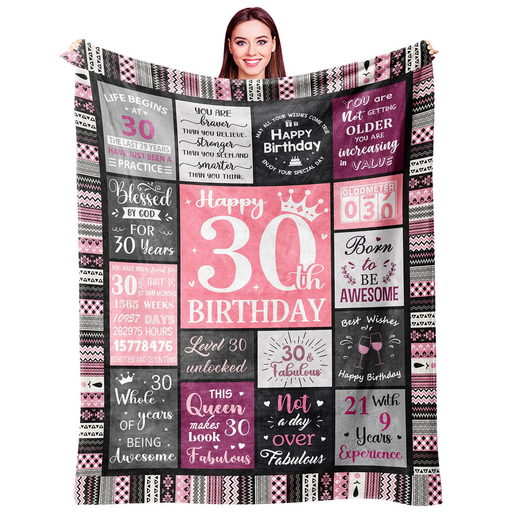 Ivivis 30Th Birthday Gifts For Her, 30Th Birthday Decorations For Women, Happy 30Th Birthday Gifts For Women, 30 Year Old Birthd