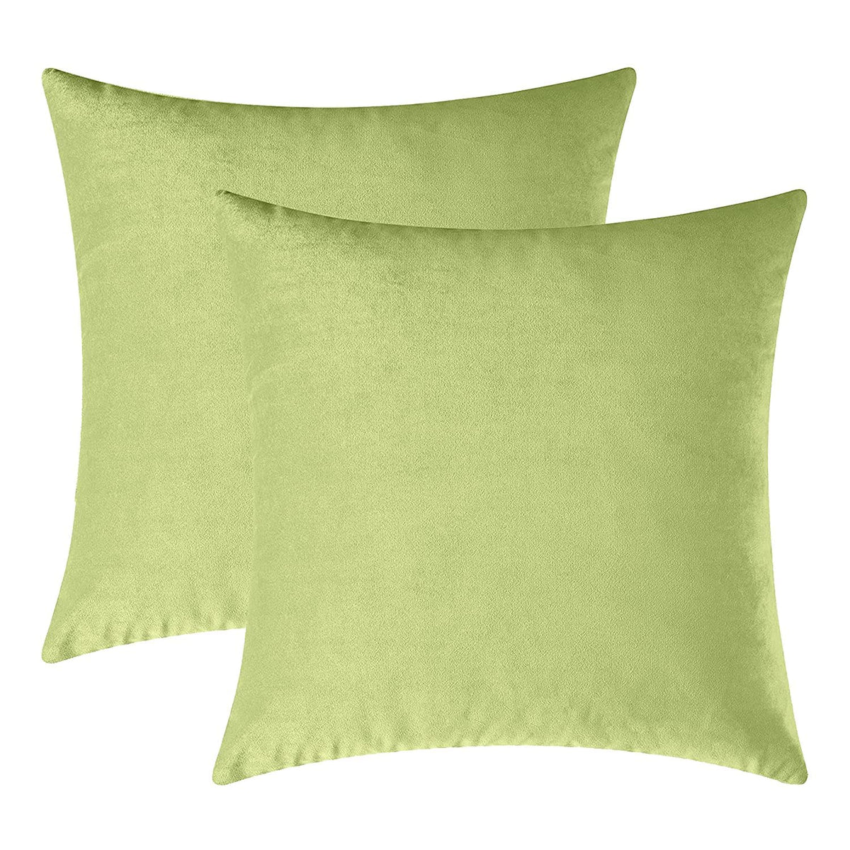 Maple LeafS Velvet Cushion Cover Soft Pillow Covers Set Cushion Case For Sofa Bedroom Livingroom Chair Car (12 X 12, Olive Gree