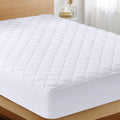 Utopia Bedding Quilted Fitted Mattress Pad (California King) - Elastic Fitted Mattress Protector - Mattress Cover Stretches Up T