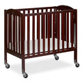 Dream On Me 3-in-1 Folding Portable Crib, Espresso, Large