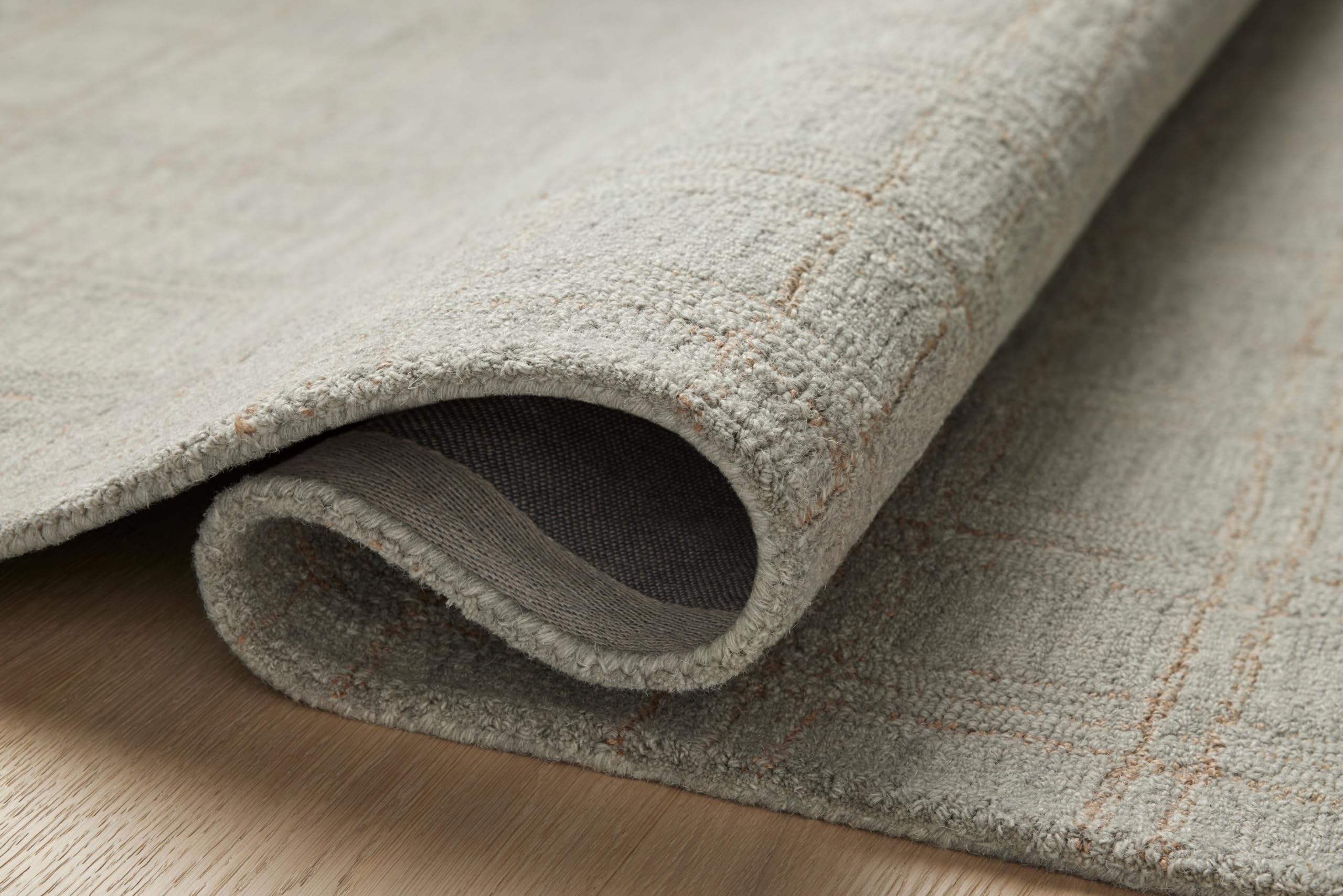 Loloi Chris Loves Julia X Polly Fog/Wheat 2'-3'' X 3'-9'' Accent Rug
