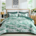 Wongs Bedding 7 Pieces Comforter Set Floral Comforter Bed In A BagYs01Ab091777K7UA