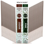 Trumiri Incense Sticks - Combo Pack Of 40 Insence-Sticks - 20 Cedar + 20 Pine - Insenses - Insents - Incents - Inscense - Incenc