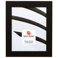 Craig Frames Bauhaus 125, 13x19 Picture Frame, Black Oak