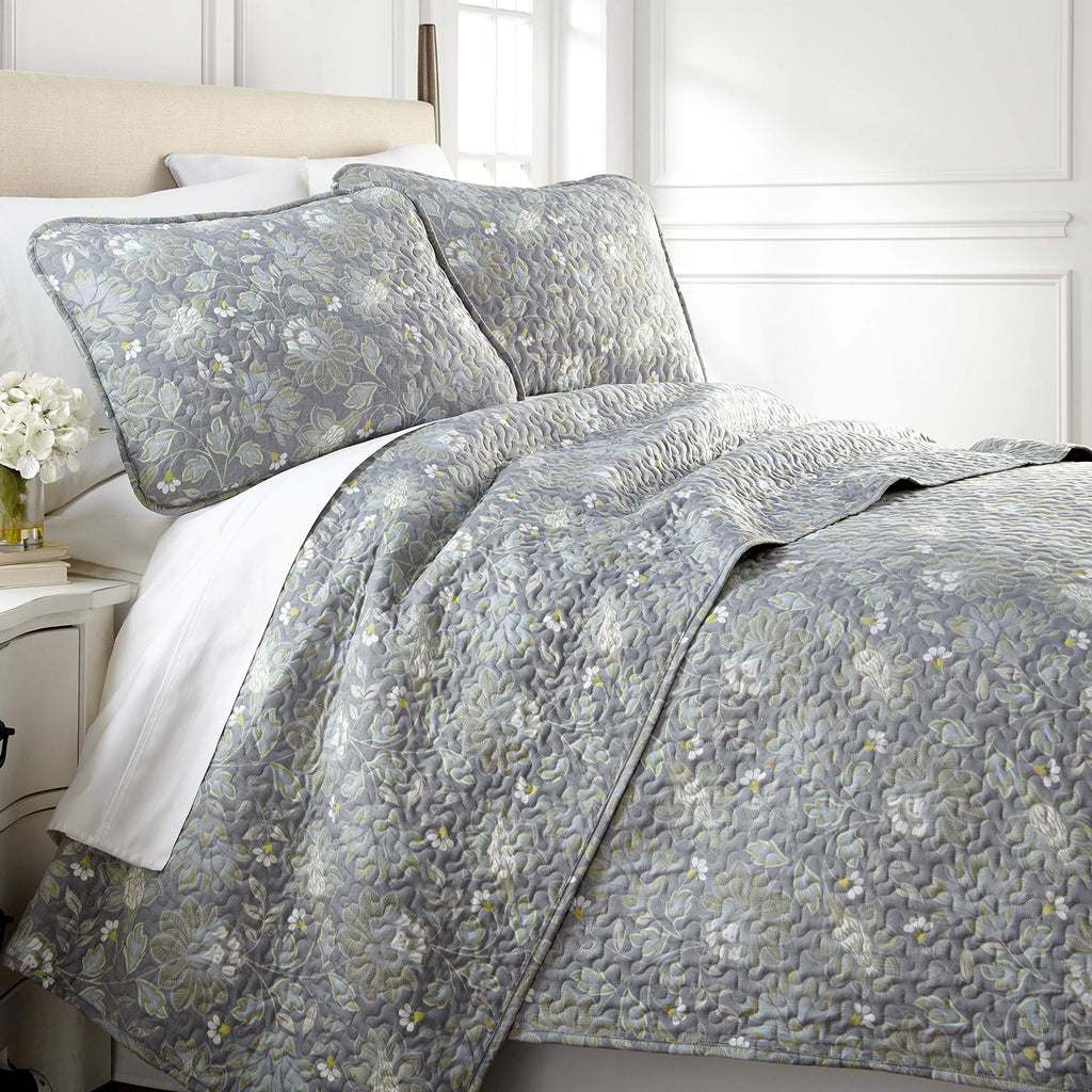 Southshore Fine Living, Inc. Oversized Twin Quilt Bedding Set, 2-Piece Twin Xl/Twin Quilt Set With Matching Pillow Sham, Infinit