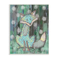 Stupell Home D  cor Distressed Woodland Fox Canvas Wall Art, 10 x 15, Multi-Color