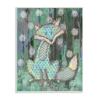 Stupell Home D  cor Distressed Woodland Fox Canvas Wall Art, 10 x 15, Multi-Color