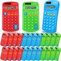 30 Pack Pocket Calculator Small Battery Powered Calculator Bulk Mini Size 4 Function Calculator Hand Held Basic Calculator For S