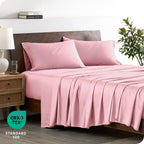 Bare Home 100% Rayon Made From Bamboo Split Head Flex King Sheet Set - 4 Piece Bedding Set - Deep Pockets - Breathable - Easy Fi