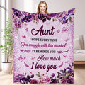 Aunt Gifts - To My Best Aunt Gifts Blanket, Aunt Gifts For Birthday, Gifts For Aunts, Gifts For Aunts From Niece, Auntie Gift Id