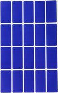 Royal Green Blue Colored File Stickers 1.57 Inch X 0.75 Inch - Color Code Labels Rectangular (40Mm X 19Mm) 300 Pack