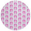 Seabreeze Sz15 Pink Coastal Rug Round 8' X 8'