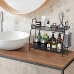 Spispi Bathroom Organizer Countertop, Spice Rack Organizer For Cabinet,Bathroom Counter Organizer, Kitchen Countertop Organizer,