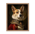 Poster Master Aristocratic Corgi Poster - Dog Portrait Print - Renaissance Art - Dog Art - Gift for Men, Women, Animal Lover - F