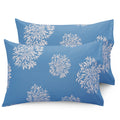 Huesland By Ahmedabad Cotton 144 Tc Cotton Pillow Cover Set Of 2  Blue