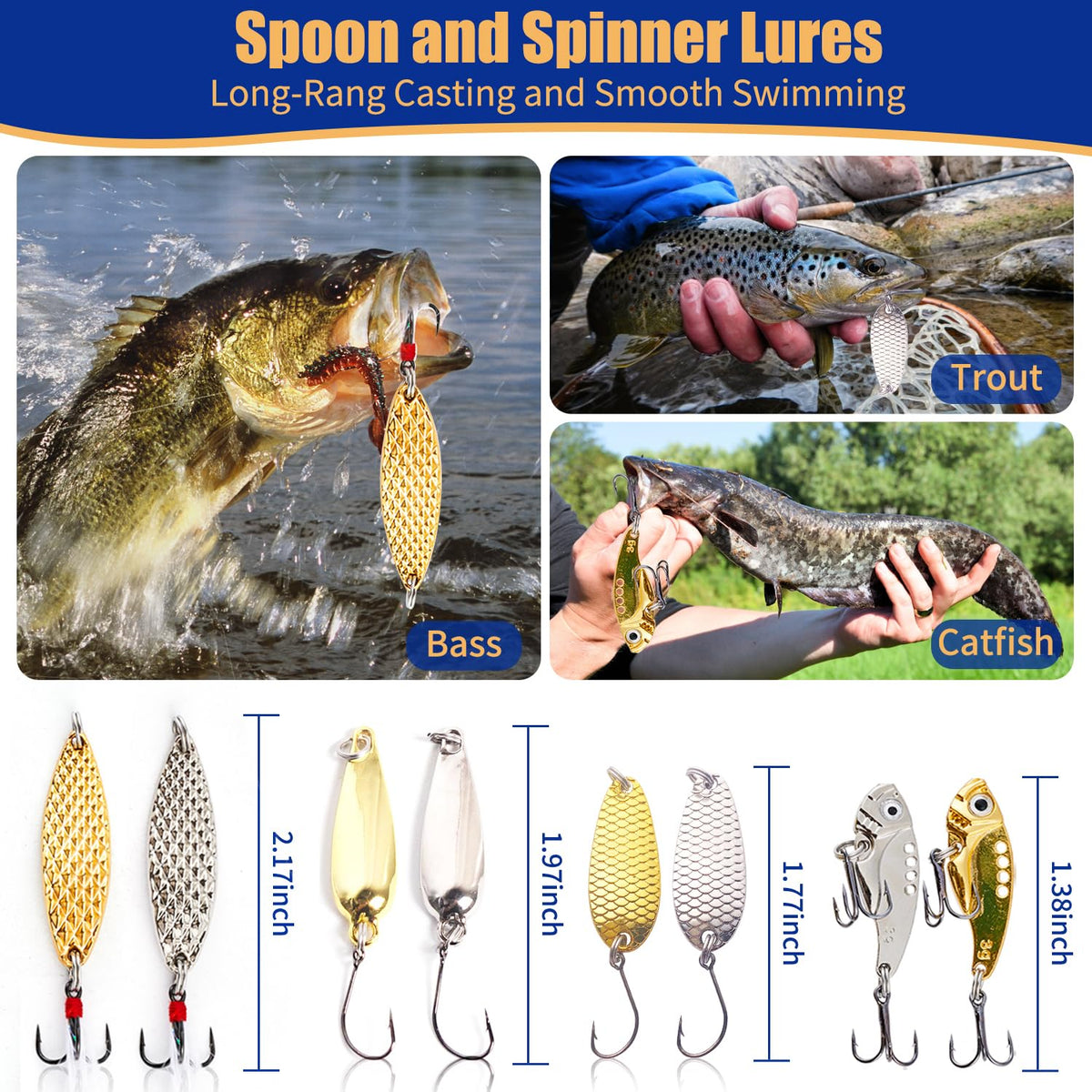 Fishing Advent Calendar 2024 Adult Men Teen Boys, 24 Day Fishing Lure Countdown Calendar With Spoons Minnow Popper Crankbait Vib