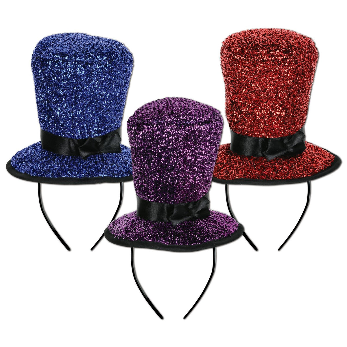 Beistle Sparkling Top Hat Headband