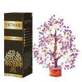 Amethyst Crystals - Crystal Tree - Wealth Stones and Crystals - Gemstone Tree - Crystal Tree for Positive Energy - Purple Tree -